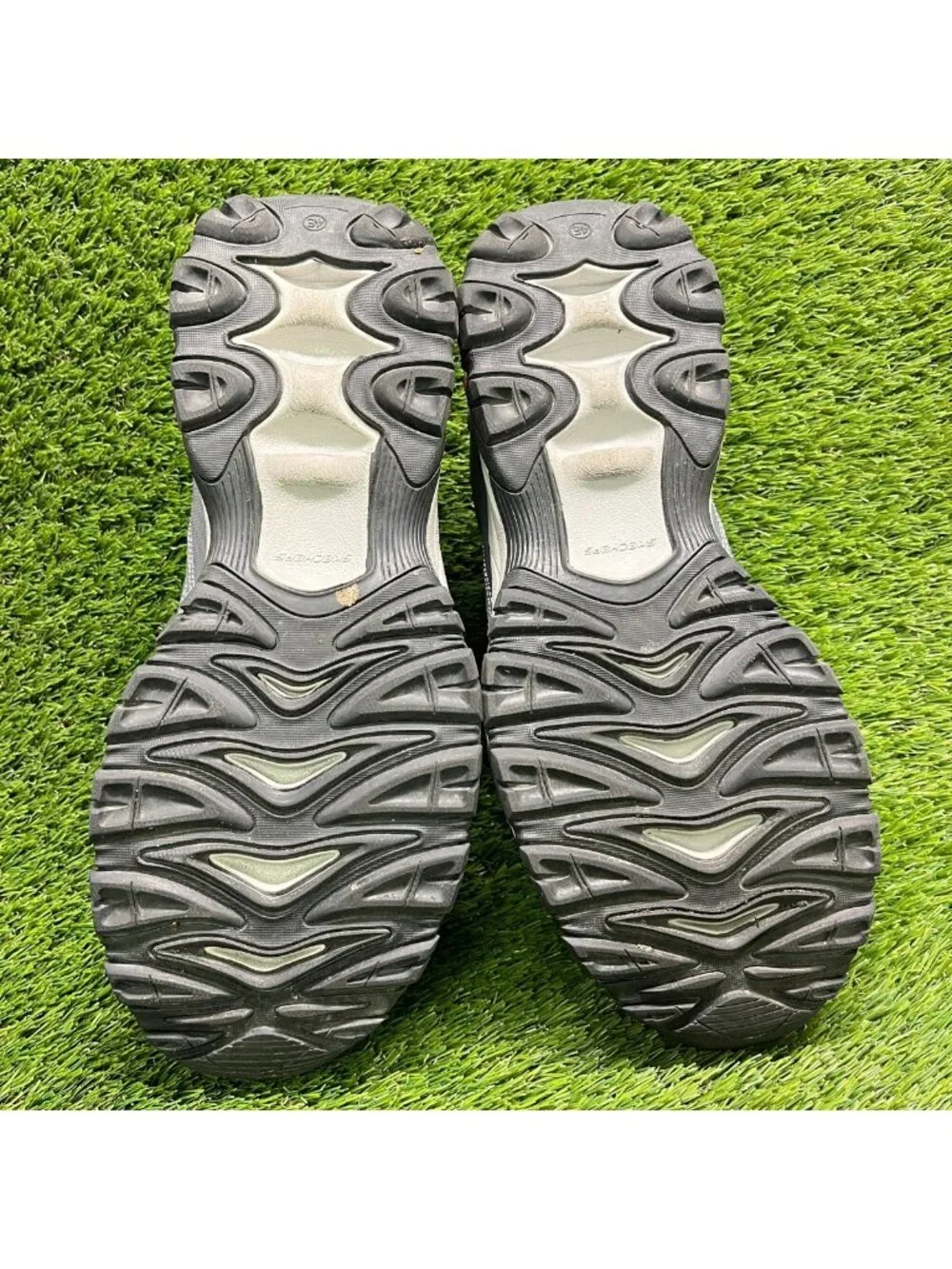 Skechers Cankton Mens Size 11.5 Charcoal Gray Black Steel Toe Safety Work Shoes